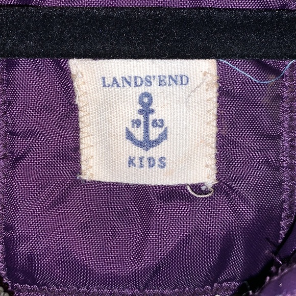 Girl’s Lands End Sherpa fleece lined parka size S - Picture 3 of 5